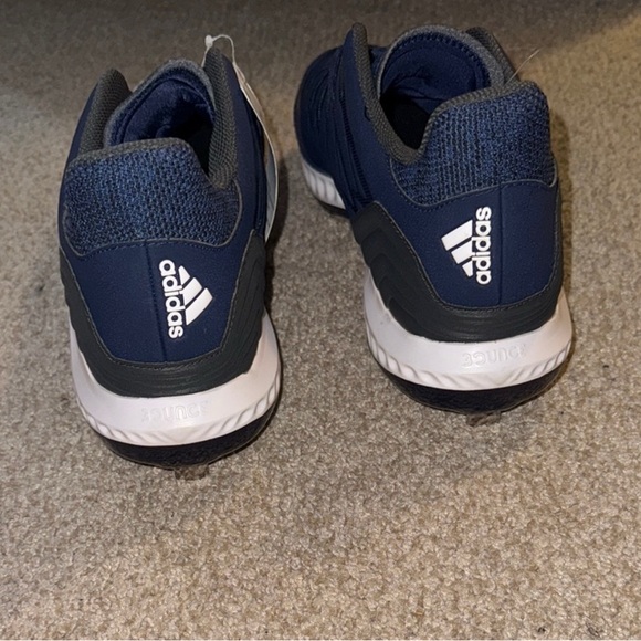 Adidas Icon 4 Bounce Mid Mens Metal Baseball Cleats NWOT - Picture 9 of 12